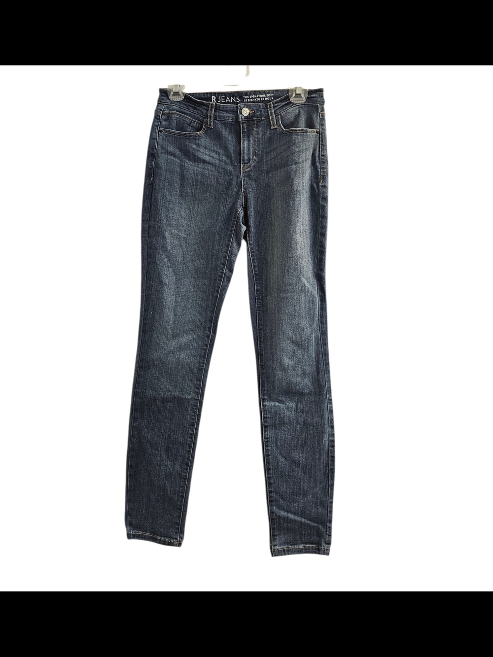 Reitmans The Signature Soft Skinny Jeans in Dark Blue